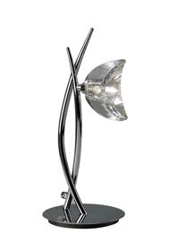 Eclipse Polished Chrome Table Lamps Mantra Armed Table Lamps